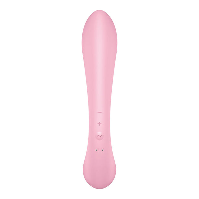 Satisfyer Triple Oh - Pink USB Rechargeable Rabbit Vibrator