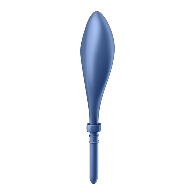 Satisfyer Bullseye Vibrating Adjustable Lasso Cock Ring – Blue