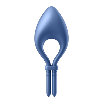 Satisfyer Bullseye Vibrating Adjustable Lasso Cock Ring – Blue