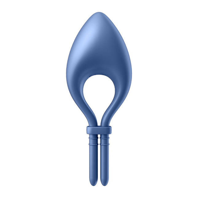 Satisfyer Bullseye Vibrating Adjustable Lasso Cock Ring – Blue