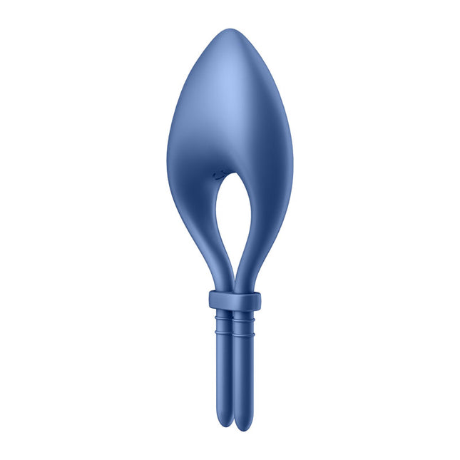 Satisfyer Bullseye Vibrating Adjustable Lasso Cock Ring – Blue