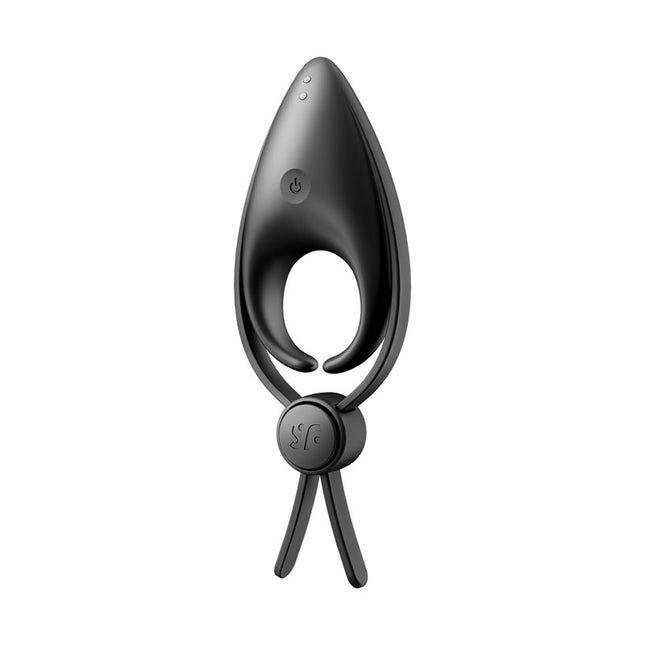 Satisfyer Sniper Vibrating Adjustable Lasso Cock Ring – Black tip