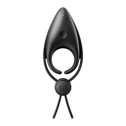 Satisfyer Sniper Vibrating Adjustable Lasso Cock Ring – Black
