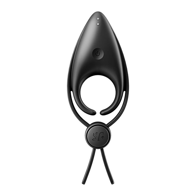 Satisfyer Sniper Vibrating Adjustable Lasso Cock Ring – Black