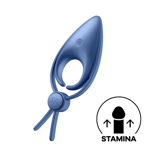 Satisfyer Sniper - Blue Vibrating Adjustable Lasso Cock Ring
