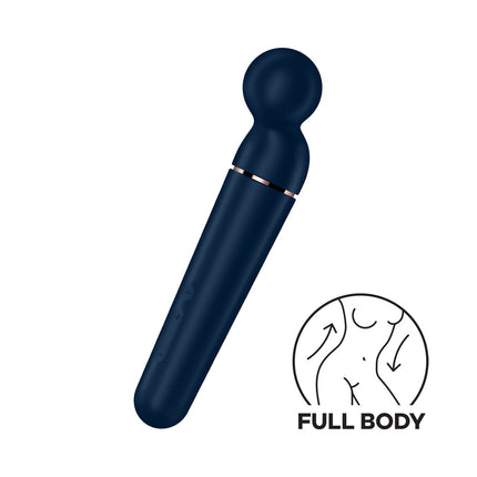 Full Body Stimulating Satisfyer Planet Wand-er Vibrator - Blue