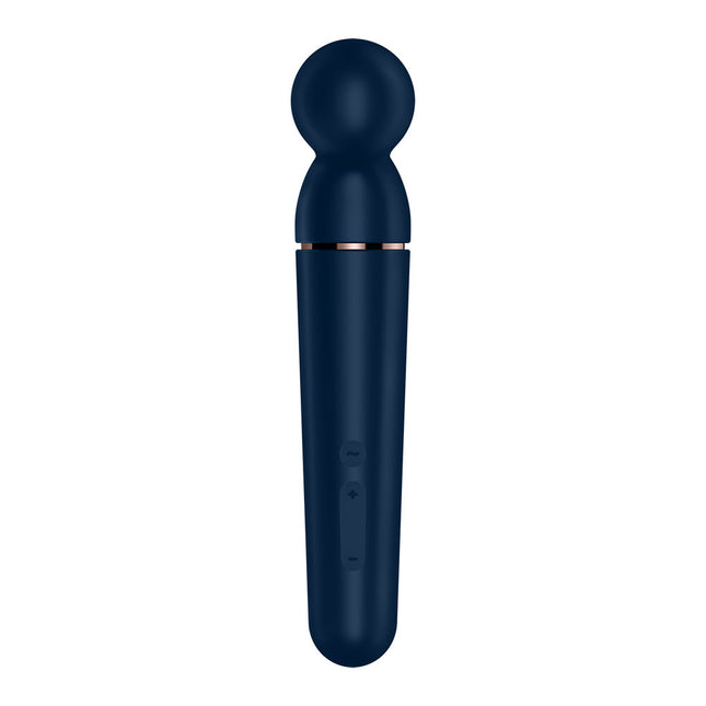 Satisfyer Planet Wand-er Vibrator - Blue Rear View