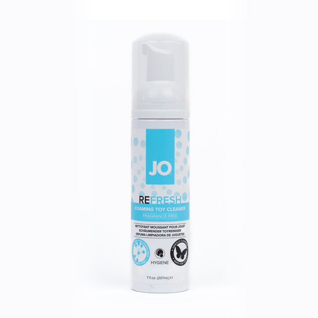 JO Refresh Foaming Toy Cleaner - 207ml Bottle