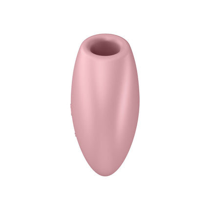 Satisfyer Cutie Heart - Light Pink USB Rechargeable Air Pulsation Stimulator with Vibration