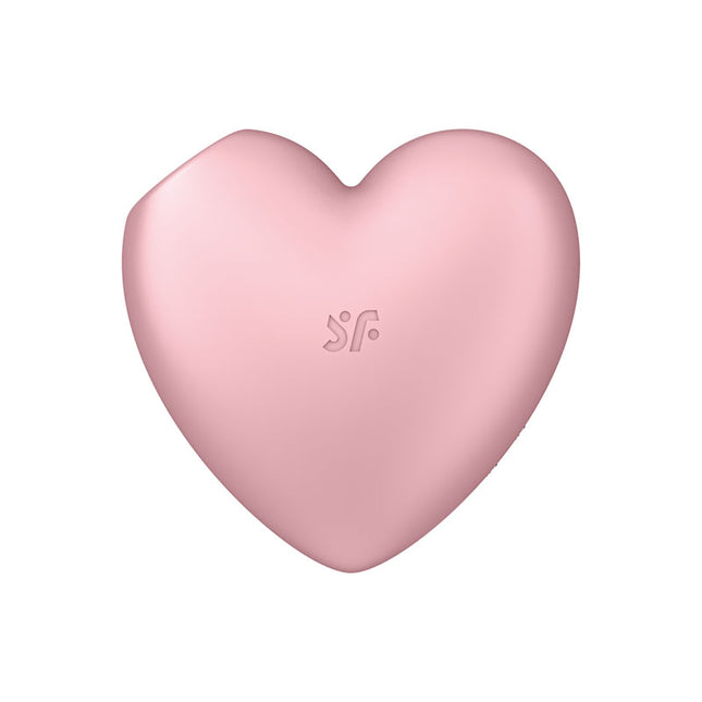 Satisfyer Cutie Heart - Light Pink USB Rechargeable Air Pulsation Stimulator with Vibration