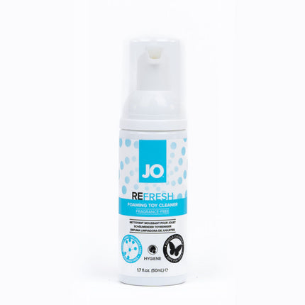 JO Refresh Foaming Toy Cleaner - 50ml Bottle