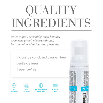 JO Refresh Foaming Toy Cleaner - 50ml Bottle