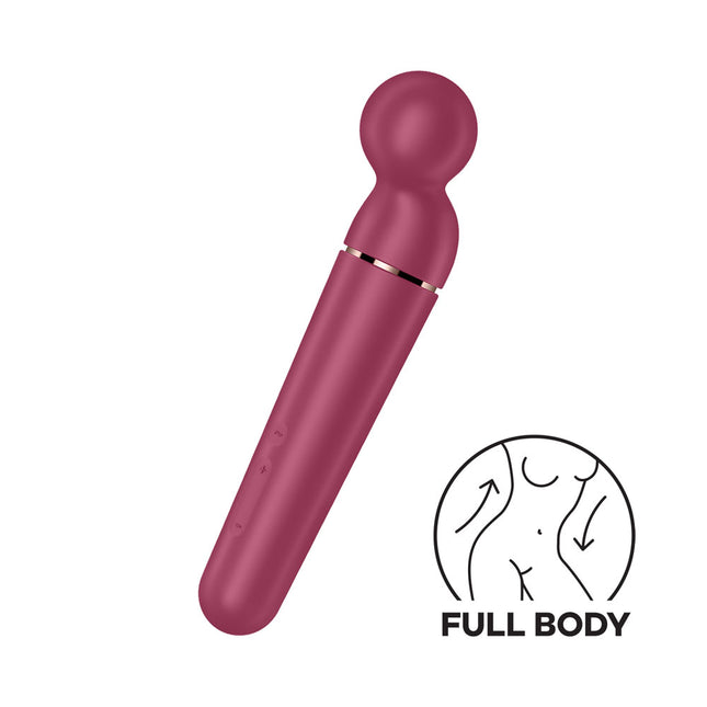 Full Body Satisfyer Planet Wand-er Vibrator - Berry