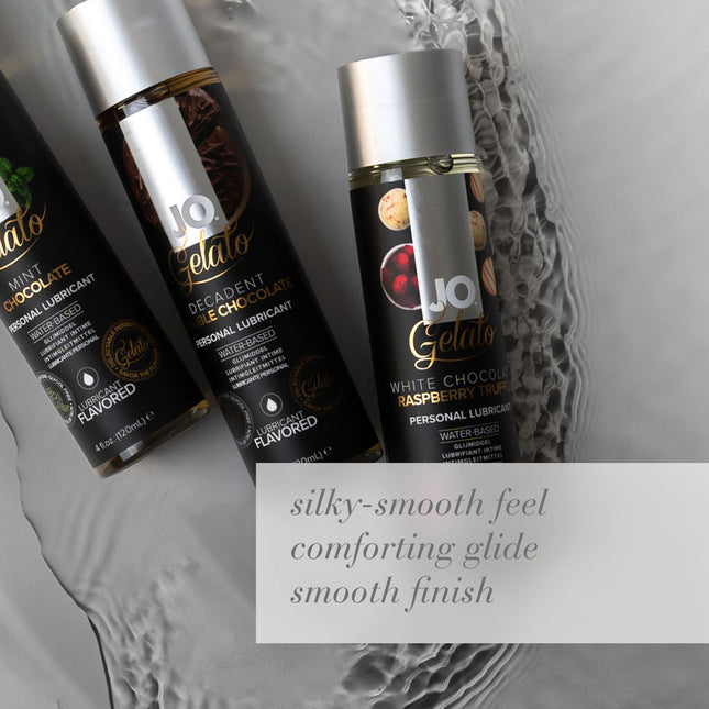 JO Gelato White Chocolate Raspberry Water Based Lubricant - 120ml Bottle