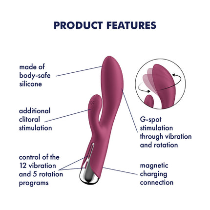 Satisfyer Spinning Rabbit 1 | Rotating Rabbit Vibrator