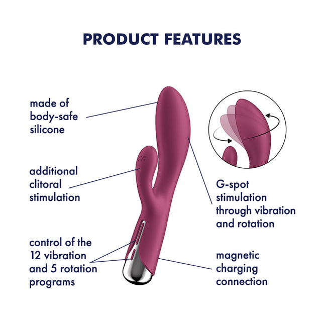Satisfyer Spinning Rabbit 1 | Rotating Rabbit Vibrator