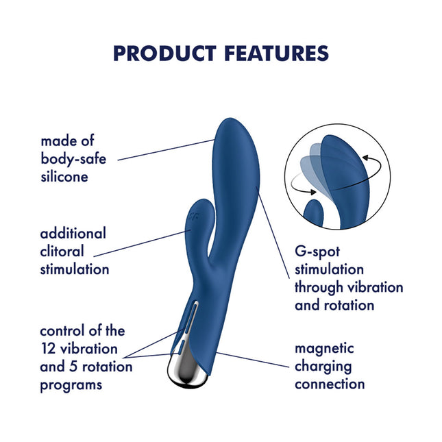 Satisfyer Spinning Rabbit 1 | Rotating Rabbit Vibrator