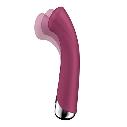 Satisfyer Spinning G-Spot 1 - Red 16.5 cm USB Rechargeable Rotating Vibrator