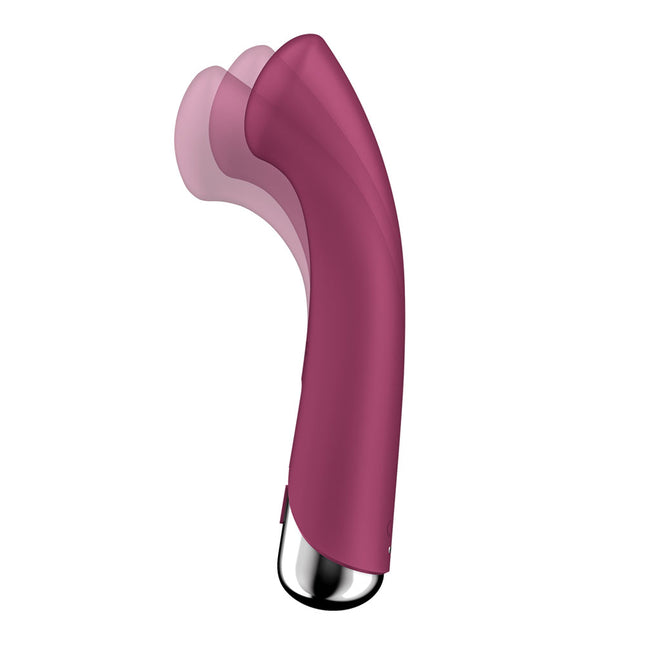 Satisfyer Spinning G-Spot 1 - Red 16.5 cm USB Rechargeable Rotating Vibrator
