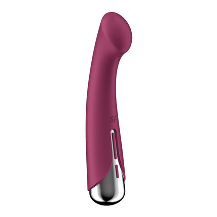 Satisfyer Spinning G-Spot 1 - Red 16.5 cm USB Rechargeable Rotating Vibrator
