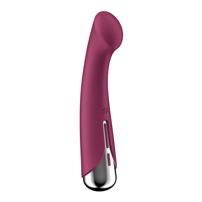 Satisfyer Spinning G-Spot 1 - Red 16.5 cm USB Rechargeable Rotating Vibrator