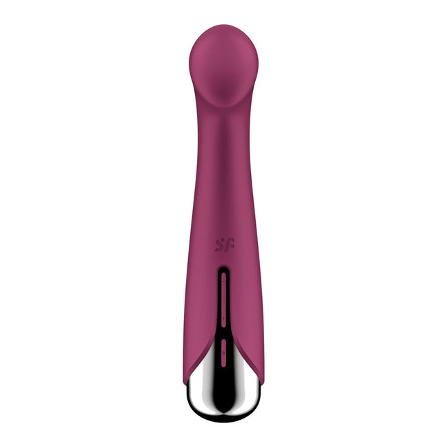 Satisfyer Spinning G-Spot 1 - Red 16.5 cm USB Rechargeable Rotating Vibrator