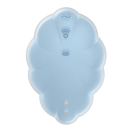 Satisfyer Cloud Dancer - Blue USB Rechargeable Vibrating Air Pulse Stimulator