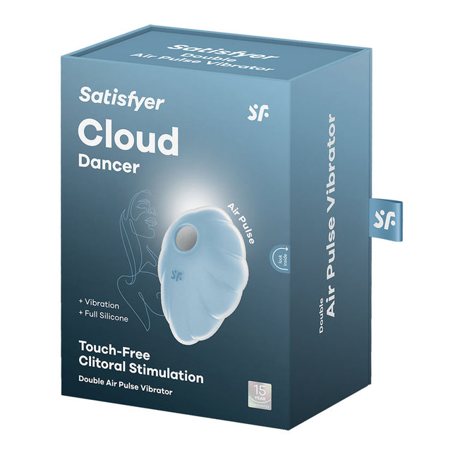 Satisfyer Cloud Dancer - Blue USB Rechargeable Vibrating Air Pulse Stimulator