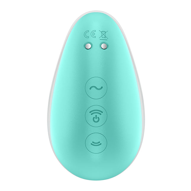 Satisfyer Pixie Dust - Mint/Pink Vibrating Air Pulse Stimulator