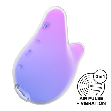 Satisfyer Mermaid Vibes - Violet/Pink Air Pulse Stimulator