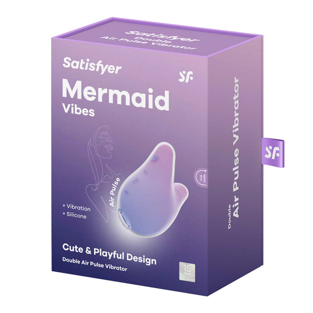 Satisfyer Mermaid Vibes - Violet/Pink Air Pulse Stimulator