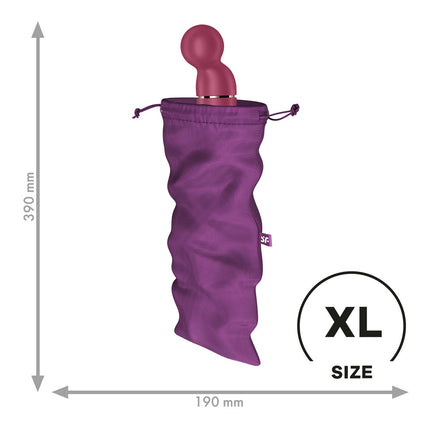 Satisfyer Treasure Toy Storage Bag - XLarge Size Chart 390mm x 190mm