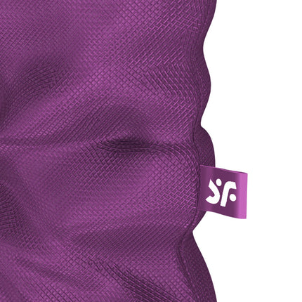 Satisfyer Treasure Toy Storage Bag - XLarge close up violet