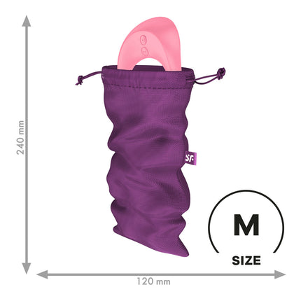 Satisfyer Treasure Toy Storage Bag - Medium Size Chart