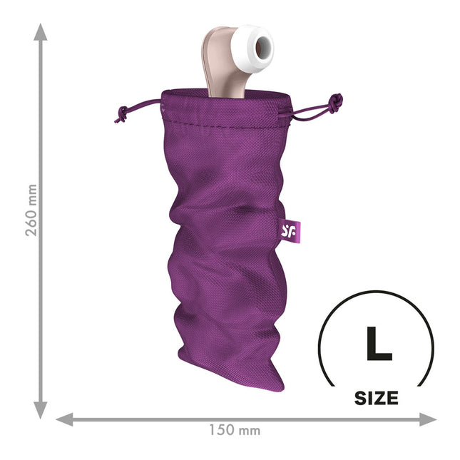 Satisfyer Treasure Bag - Violet Large Toy Storage Bag