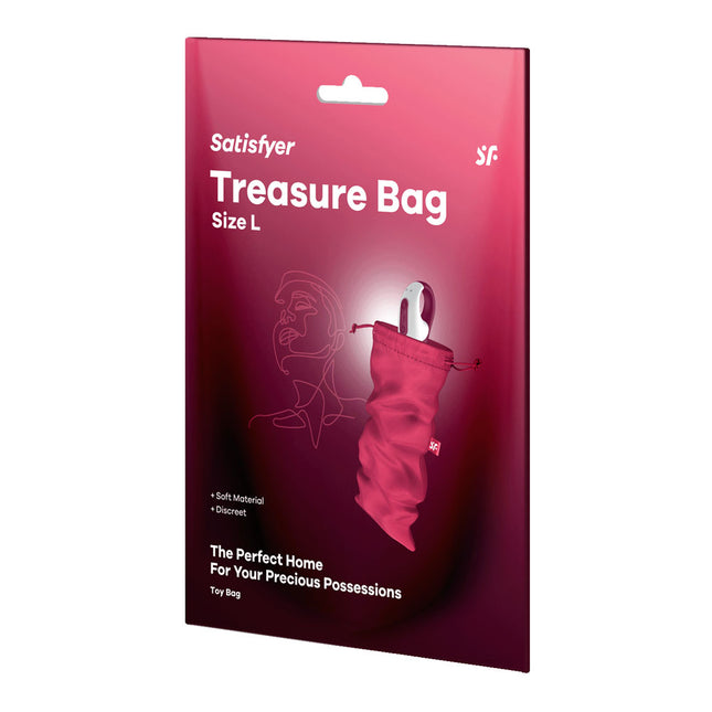 Satisfyer Treasure Bag Pink Large Toy Storage Bag