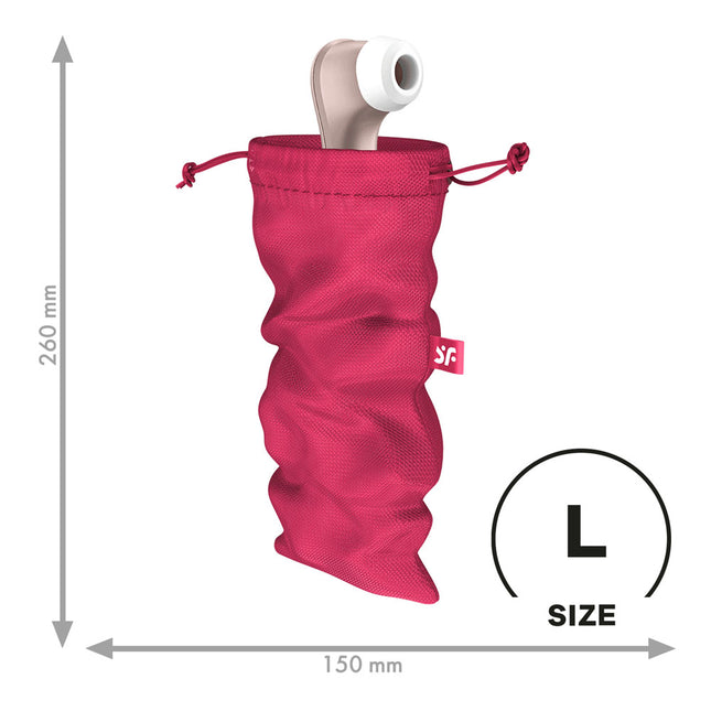 Satisfyer Treasure Bag Pink Large Toy Storage Bag