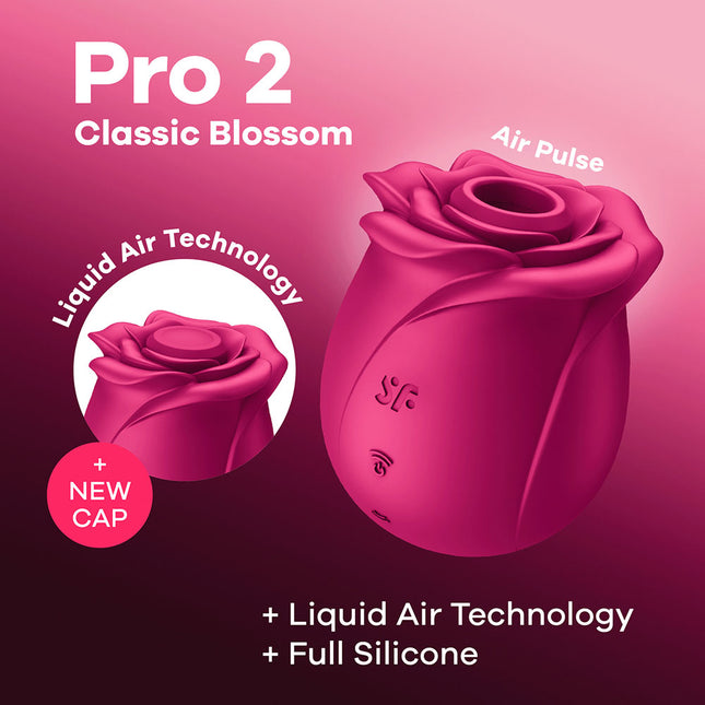 Satisfyer Pro 2 Classic Blossom Air Pulse Rose Stimulator