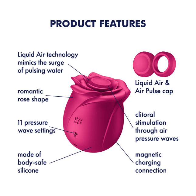 Satisfyer Pro 2 Classic Blossom Air Pulse Rose Stimulator