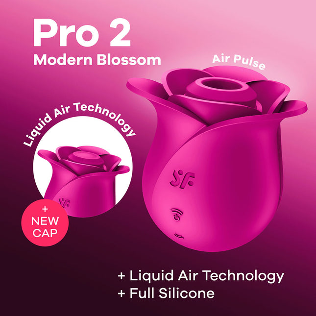 Satisfyer Pro 2 Modern Blossom Air Pulse Rose Stimulator