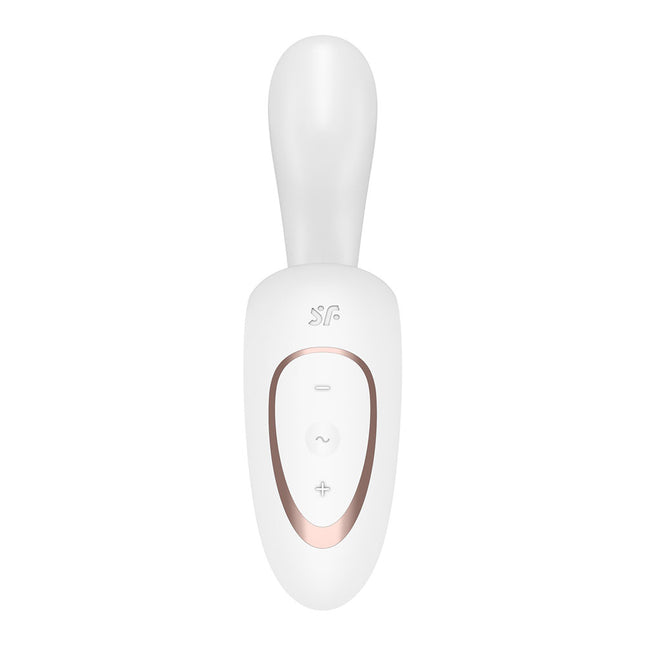 Satisfyer G For Goddess 1 - White USB Rechargeable Vibrator with Clit Stim