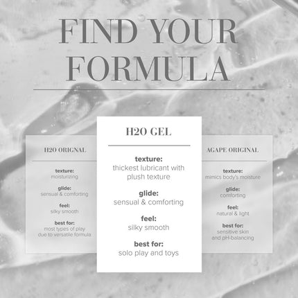 JO H2O Gel Thick Water Based Lubricant - 120ml Tube