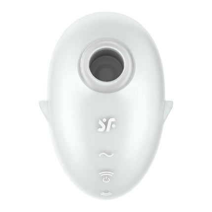 Satisfyer Cutie Ghost - White USB Rechargeable Air Pulse Stimulator