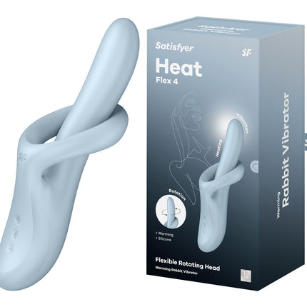 Satisfyer Heat Flex 4 Blue Heating Rabbit Vibrator