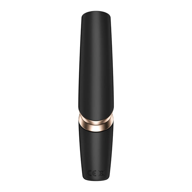 Satisfyer Perfect Kiss Black Air Pulse Stimulator Rear View