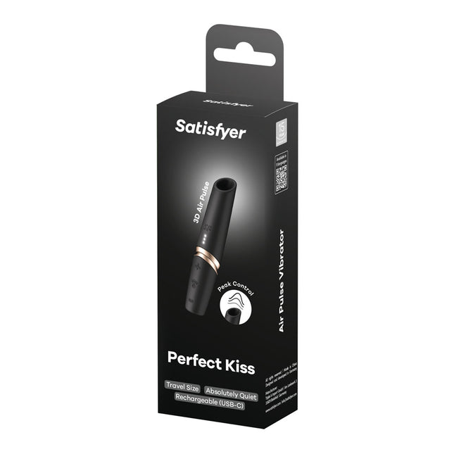 Case only of Satisfyer Perfect Kiss Black Air Pulse Stimulator