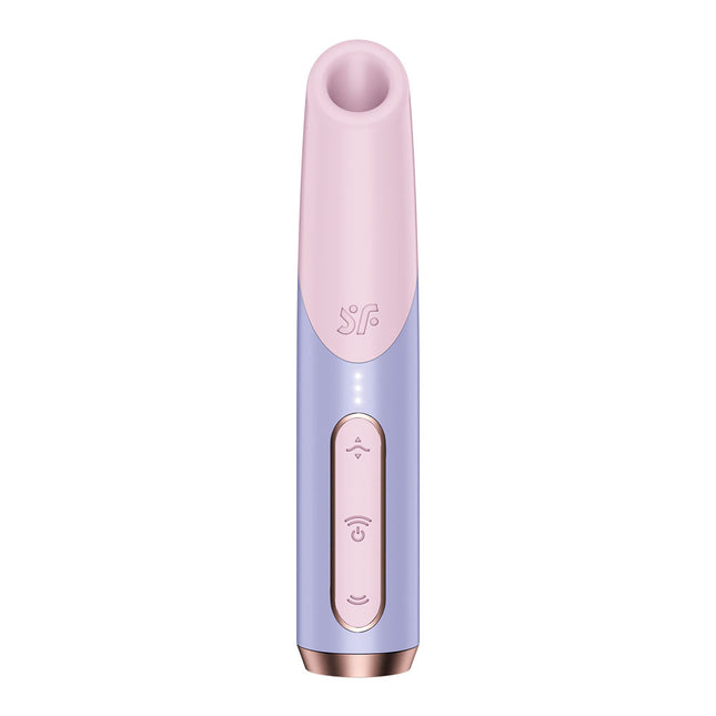 Satisfyer Bold Kiss - Purple Air Pulse Stimulator Front View