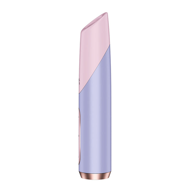 Satisfyer Bold Kiss - Purple Air Pulse Stimulator Side View