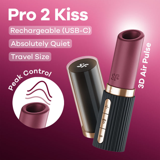 Satisfyer Pro 2 Kiss Air Pulse Stimulator