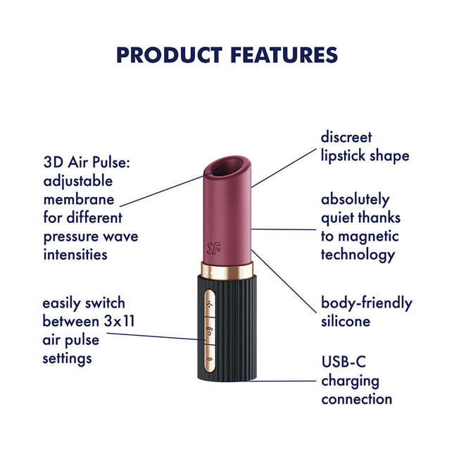 Satisfyer Pro 2 Kiss Air Pulse Stimulator
